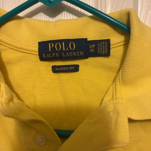 Ralph Lauren🏇Boys👦🏻Cotton Mesh Polo Shirt👕Sz S(8) - Picture 3 of 8